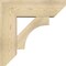 Ekena Millwork Westlake Slat Rough Sawn Bracket w/ Offset Brace, Douglas Fir, 8"W x 24"D x 24"H BKT0806X24X24WTL06RDF - alternate 3